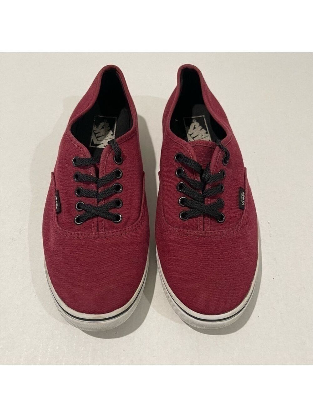 Mens Vans Low Pro Burgundy Shoes Size 7.5 US! - Picture 2 of 9